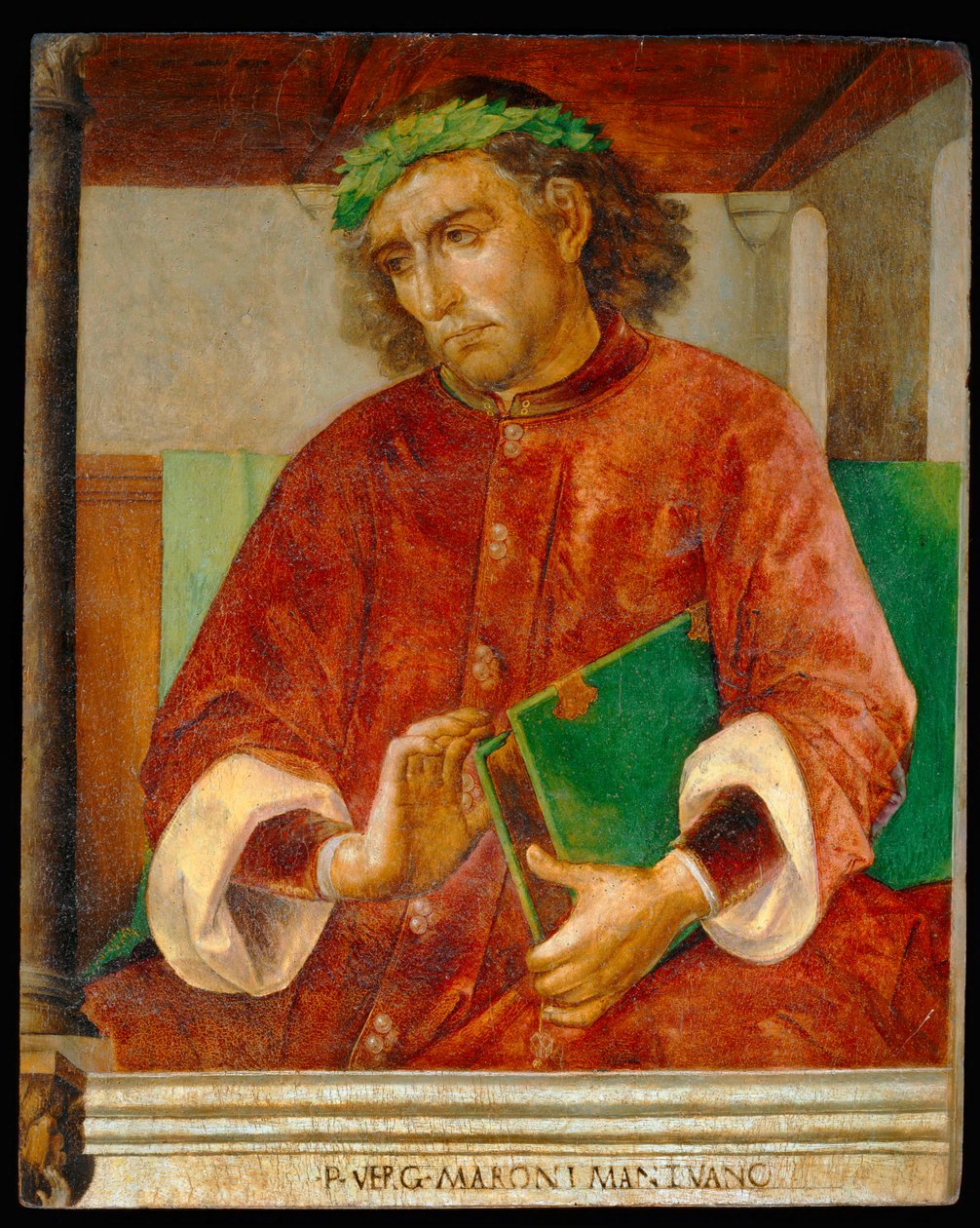 Vergil, römischer Dichter von Joos van Gent (fl.1460 75)