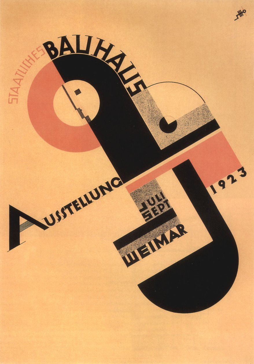Die Bauhaus-Ausstellung in Weimar von Joost Schmidt