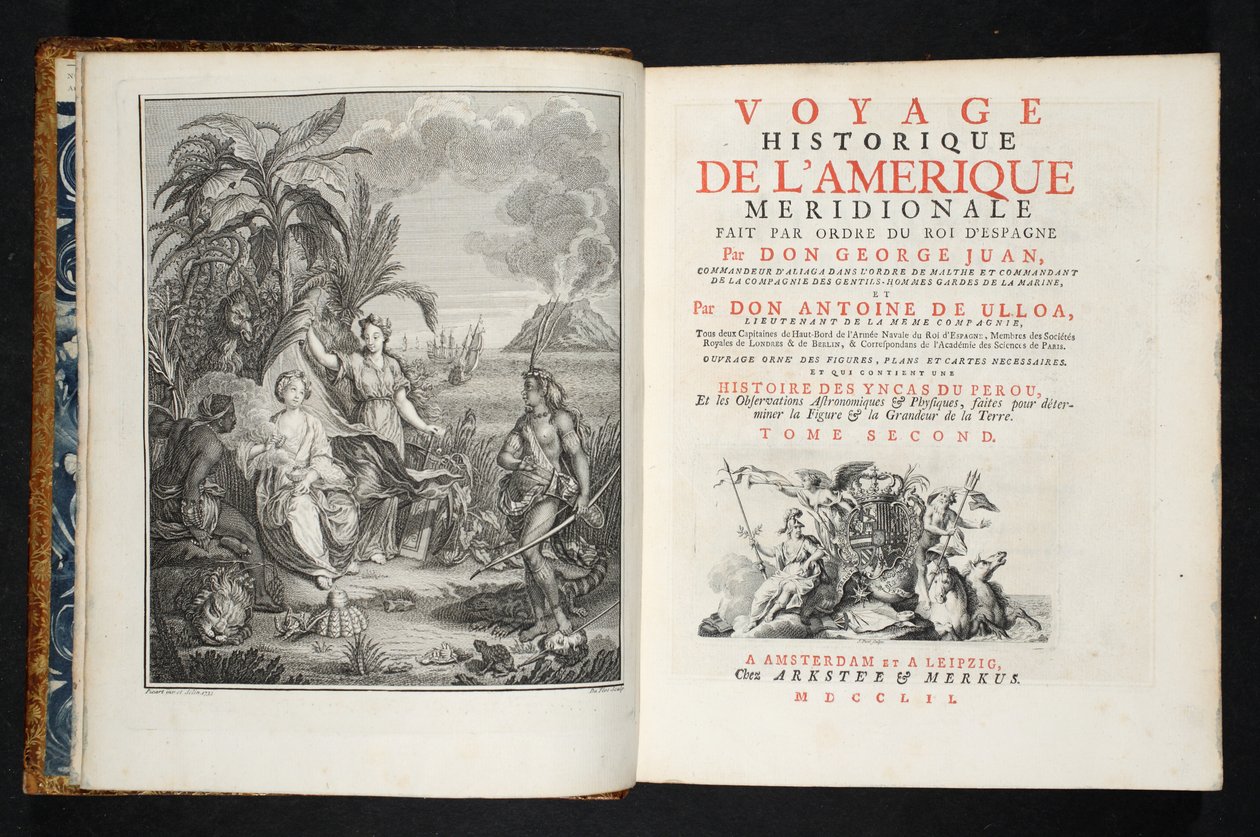 Frontispiz von Voyage Historique de l