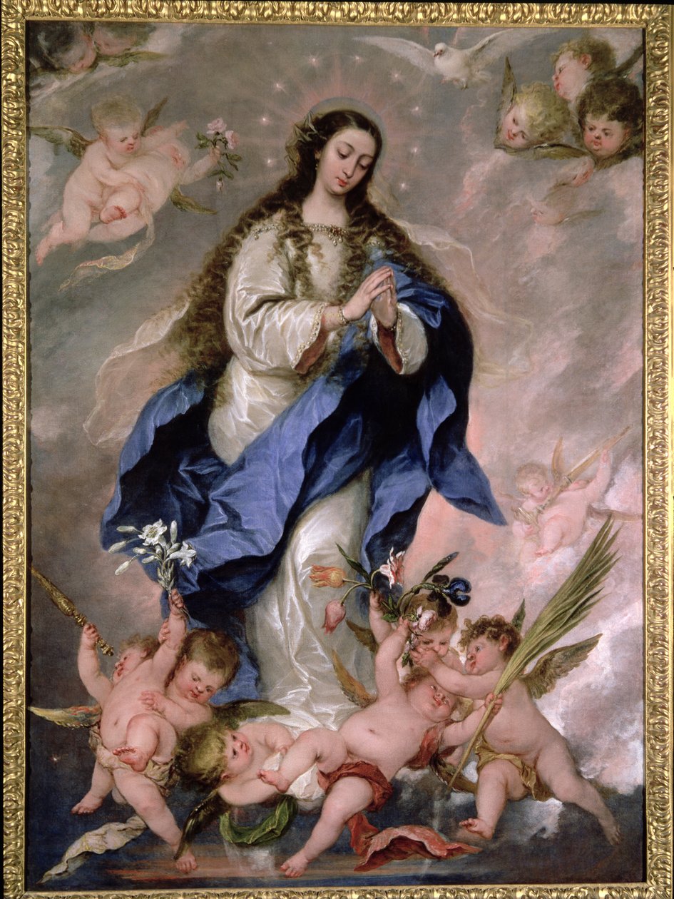 Die Unbefleckte Empfängnis, ca. 1650-75 von José Antolínez