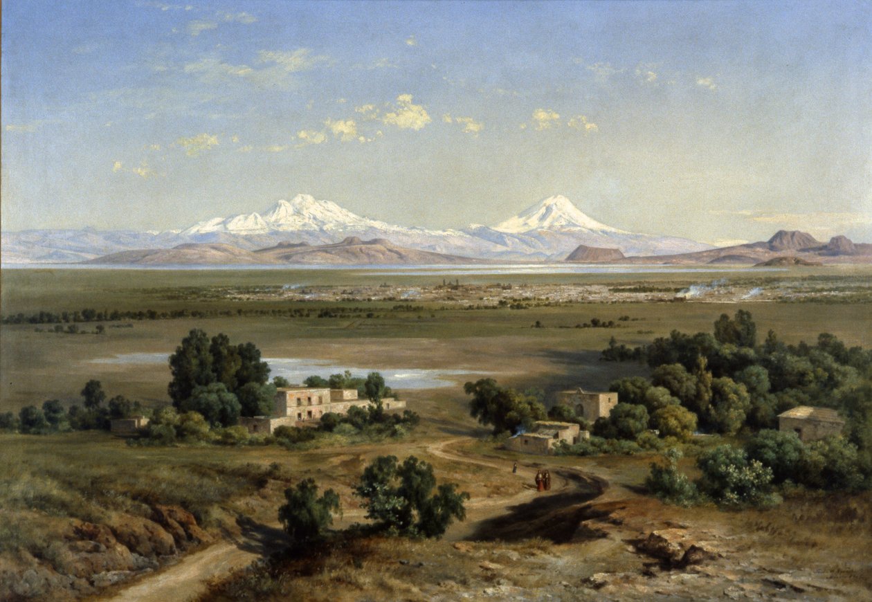 Ansicht von Mexiko im Jahr 1905 vom Hügel Guadalupe, 1905 von José Marí Velasco
