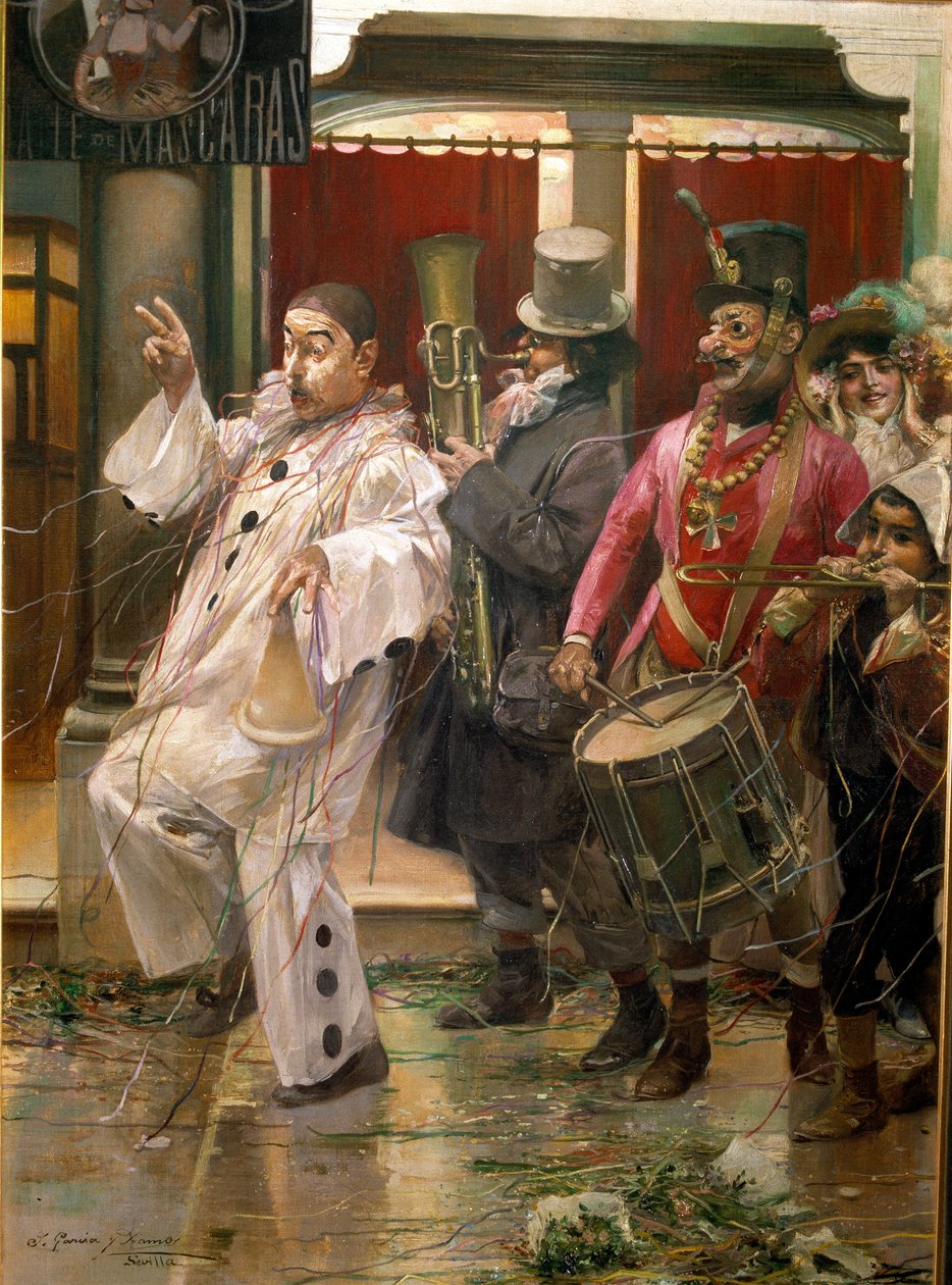 Karneval in Sevilla, 19. Jahrhundert von José García Ramos