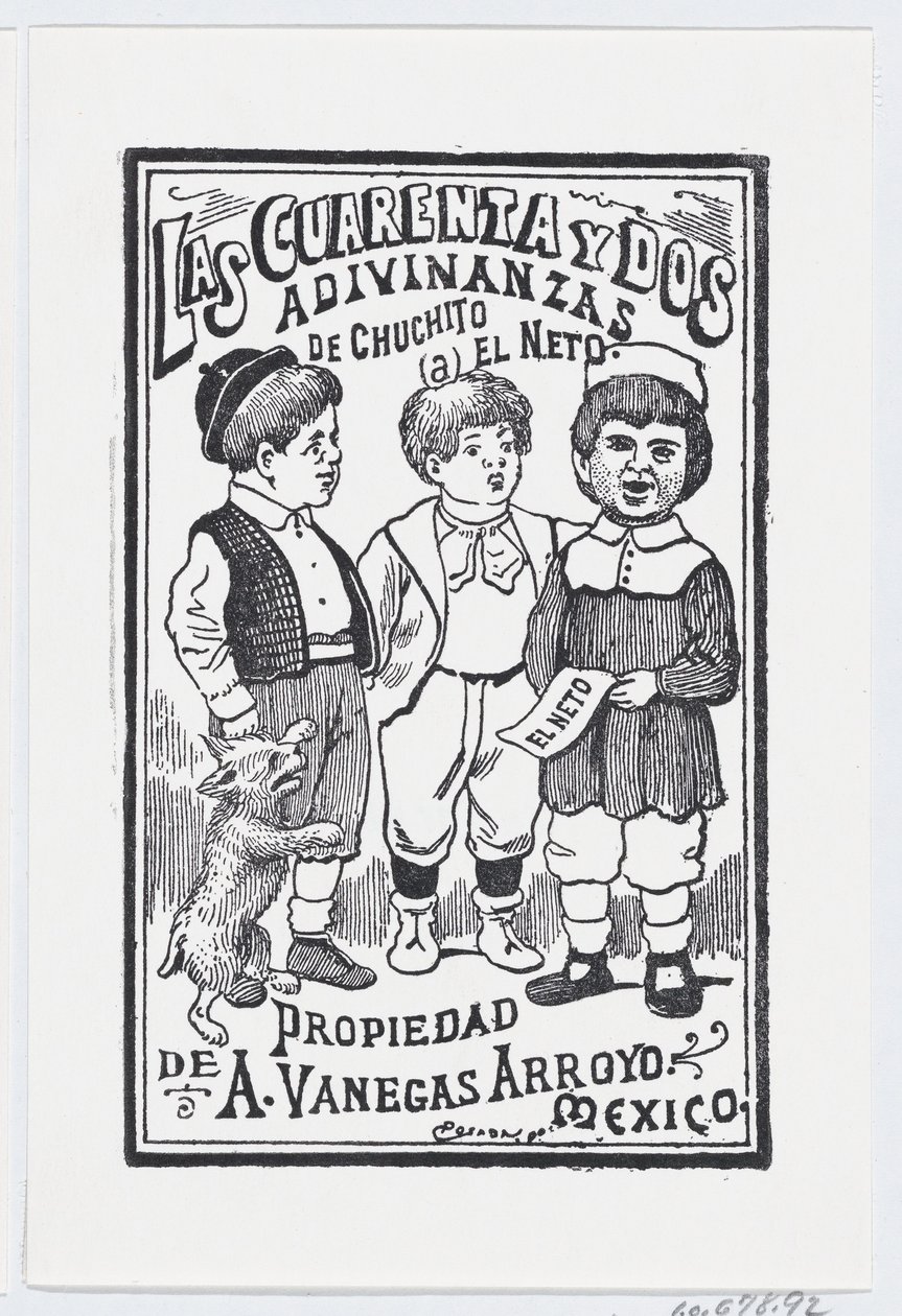 Zweiundvierzig Vermutungen, ca. 1900-1910 von José Guadalupe Posada