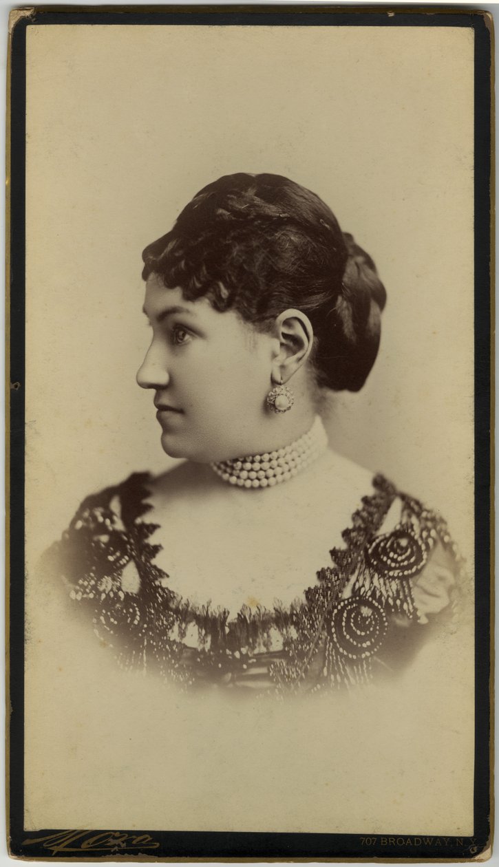 Mrs. William Astor (Sepia-Druck) von José Maria Mora