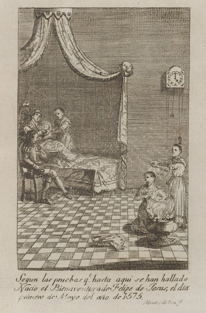 Leben des Heiligen Philipp von Jesus (Vida de San Felipe de Jesus) von José Montes de Oca