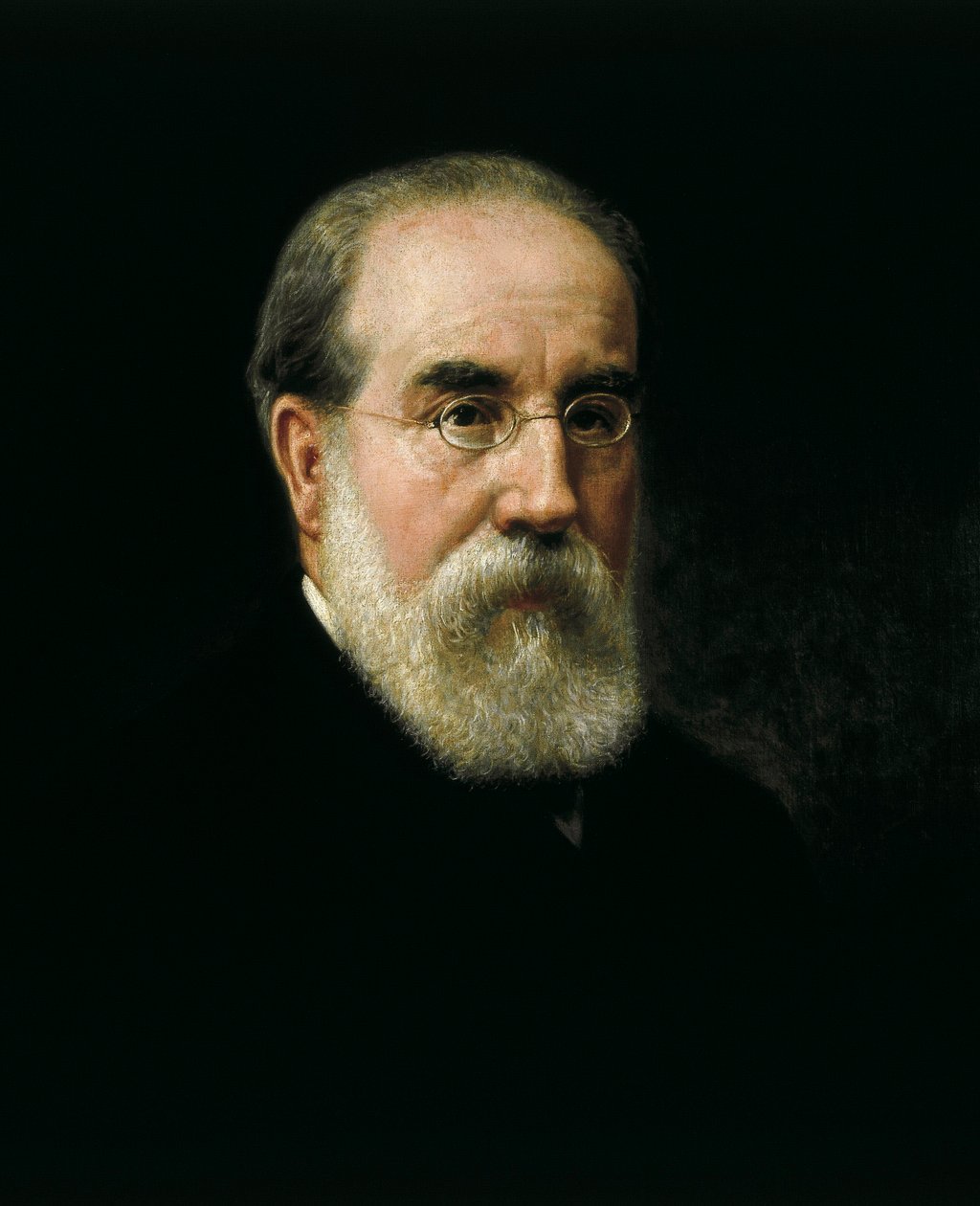 Porträt von Francisco Pi i Margall (1824-1901), spanischer Staatsmann und Schriftsteller von José Sánchez Pescador