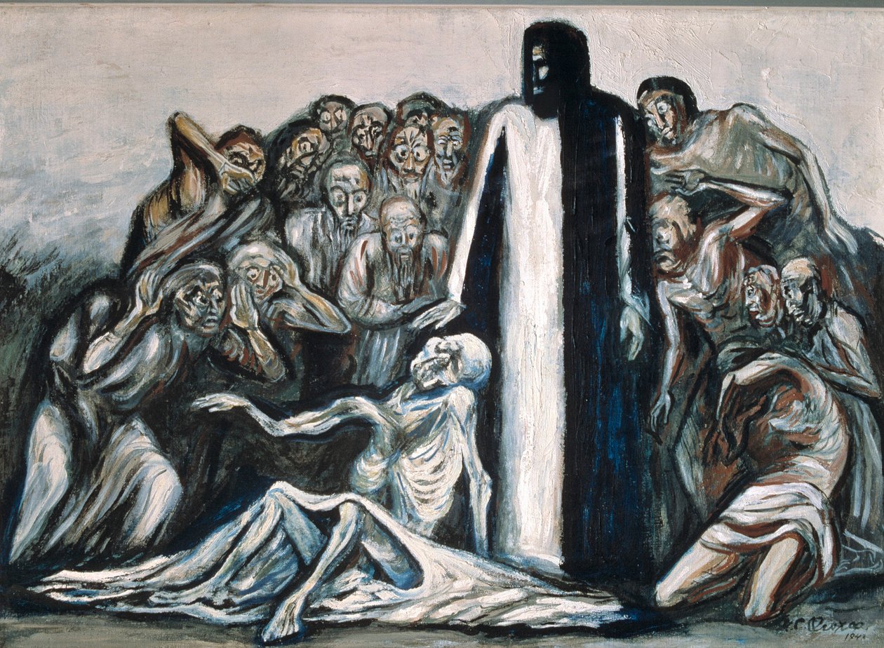 Die Auferstehung des Lazarus, 20. Jahrhundert von Jose Clemente Orozco