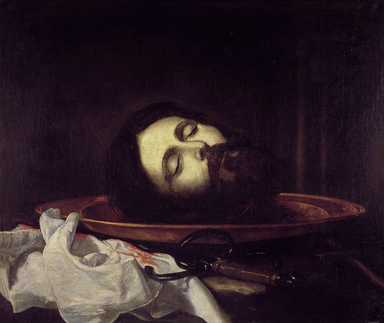 Der Kopf von Johannes dem Täufer von Jose de Ribera