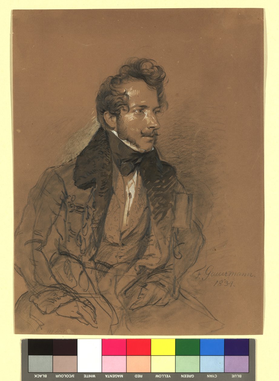 Friedrich Gauermann (1807-1862), Maler, Grafiker von Josef Danhauser