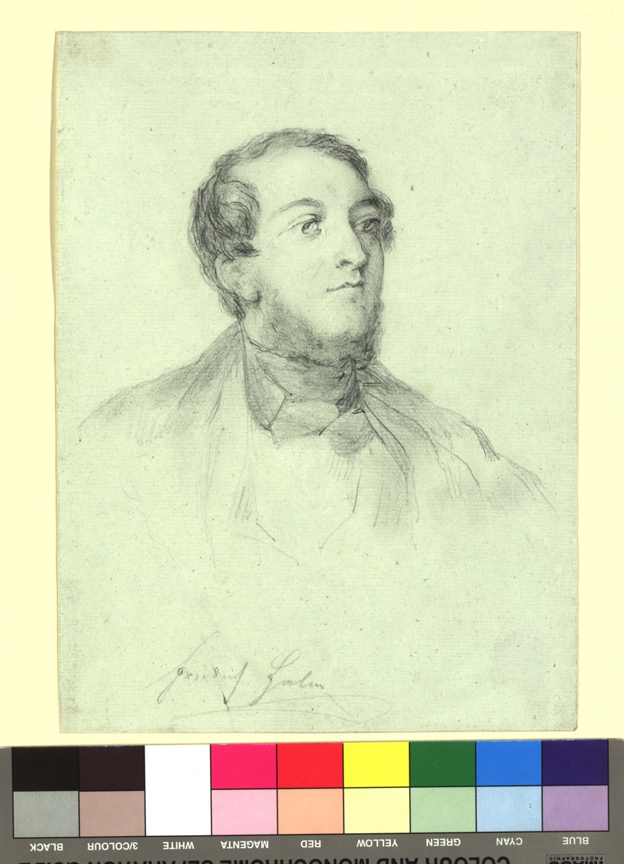 Friedrich Halm (1806-1871), Dichter von Josef Danhauser