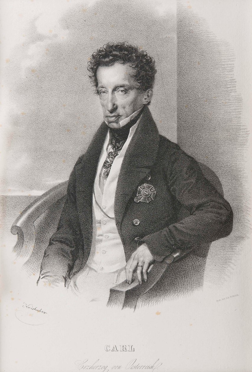 Erzherzog Karl von Österreich 1771-1847, Herzog von Teschen von Josef Kriehuber