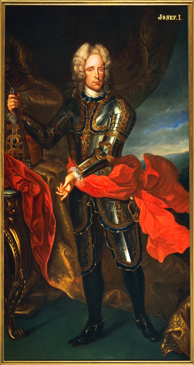 Porträt von Joseph I. von Österreich (Wien) von Josef and Mayrhofer Friedrich Kiss