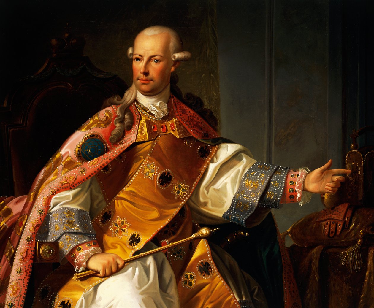 Porträt von Leopold II. von Habsburg-Lothringen von Josef and Mayrhofer Friedrich Kiss