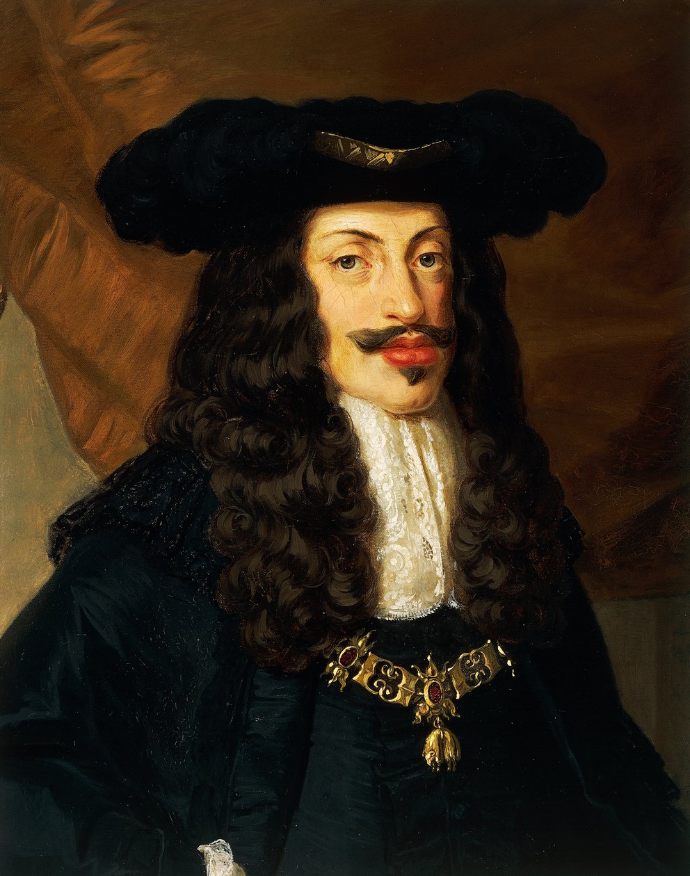 Porträt von Leopold I. von Österreich von Josef and Mayrhofer Friedrich Kiss