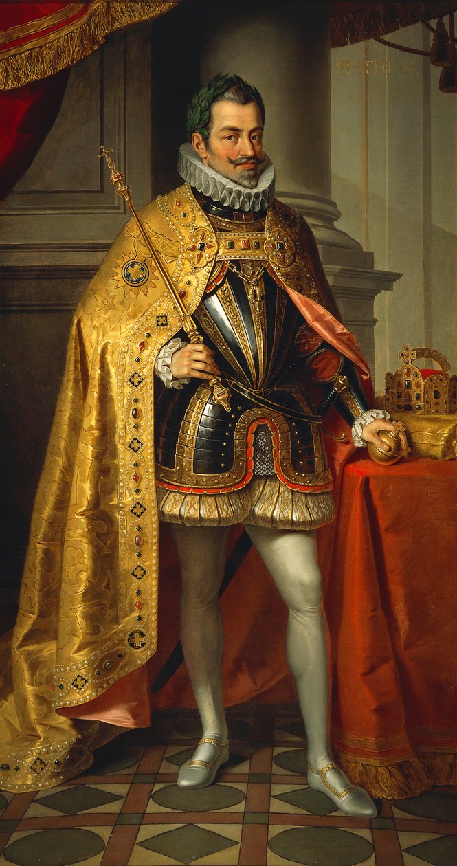 Porträt von Matthias von Österreich von Josef and Mayrhofer Friedrich Kiss