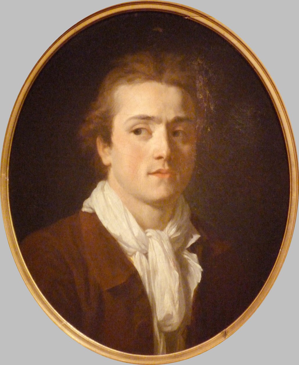 Porträt von Paul-Guillaume Lemoine, genannt der Römer von Joseph-Benoît Suvée