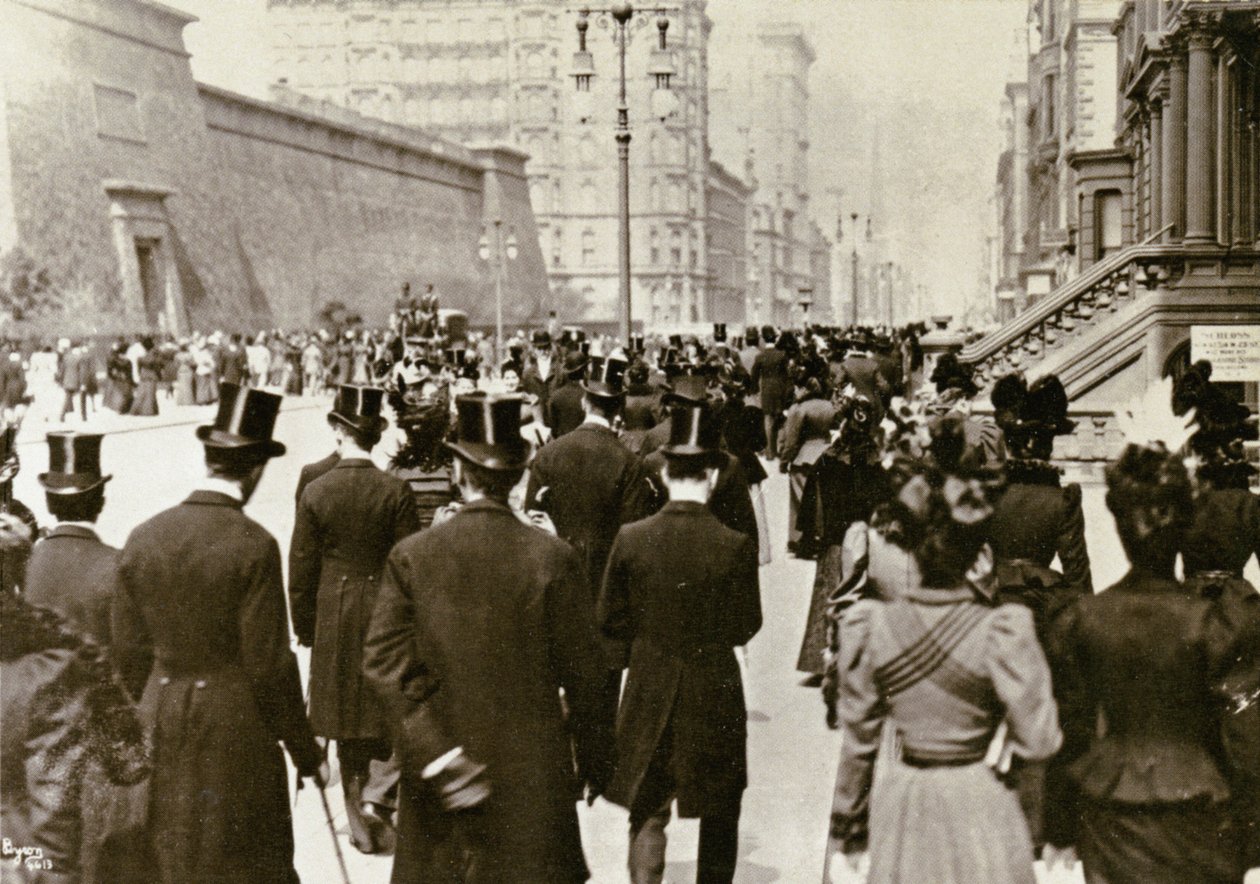 Ostersonntag auf der 5th Ave., New York City, 1898 von Joseph Byron