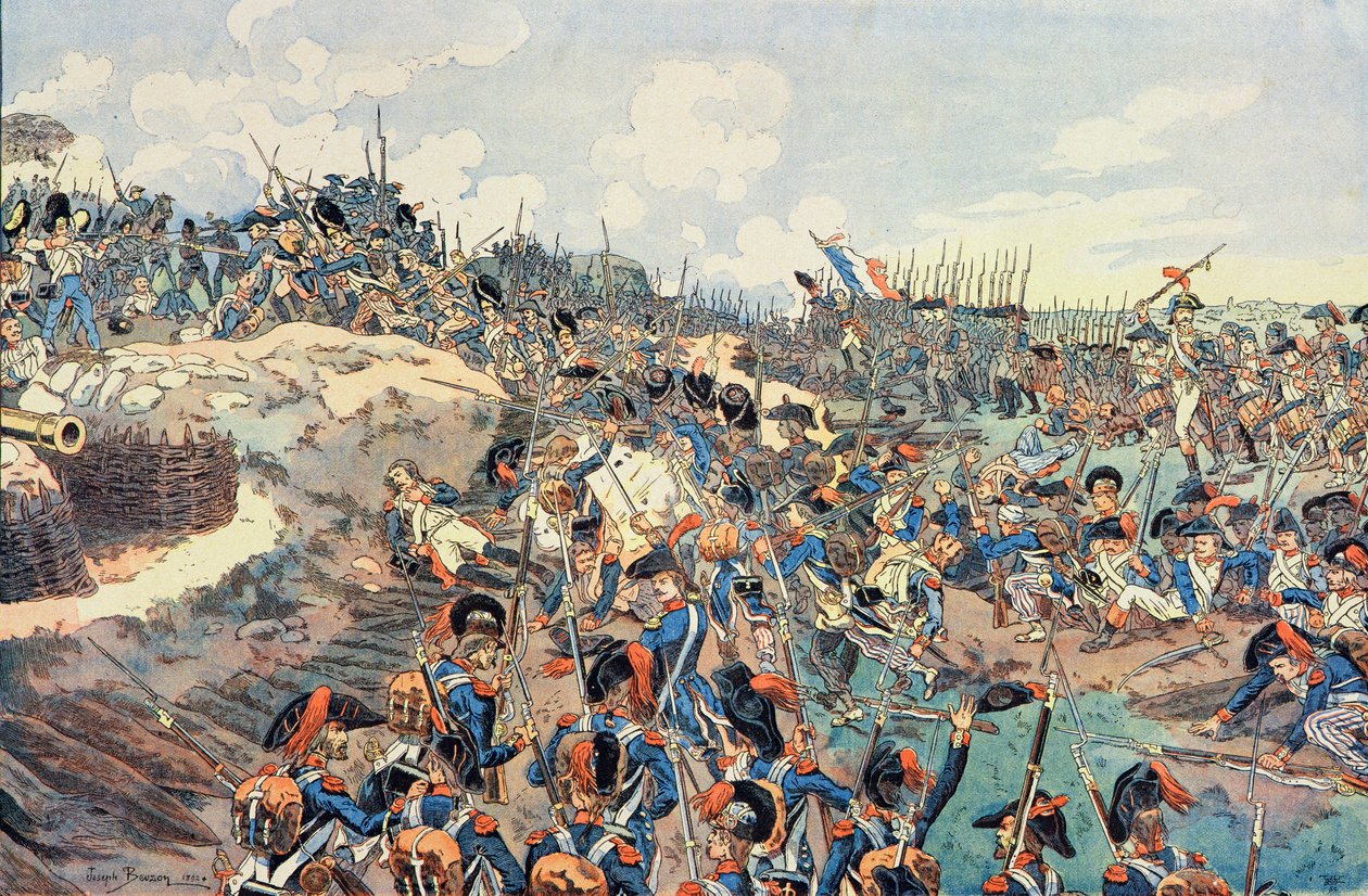 Die Schlacht von Jemappes, 6. November 1792, 1892 von Joseph Charles Beuzon