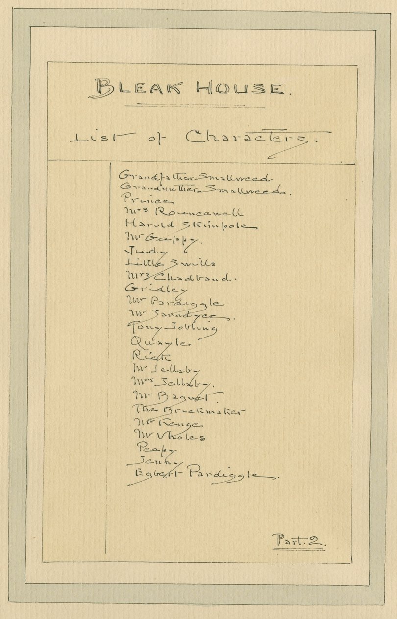 Liste der Charaktere, ca. 1920er von Joseph Clayton Clarke