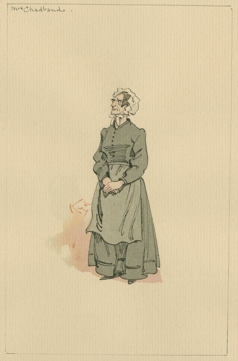 Mrs. Chadband, ca. 1920er Jahre von Joseph Clayton Clarke