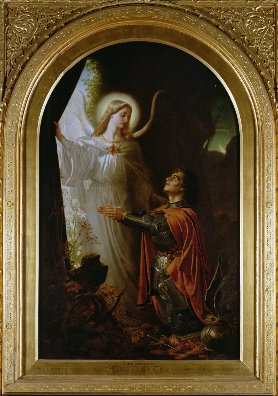Mors Janua Vitae (Das Tor des Lebens), 1866 von Joseph Noel Paton