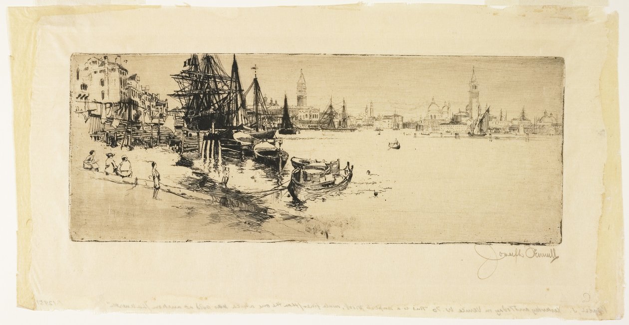 Gestern und Heute in Venedig, 1883 von Joseph Pennell