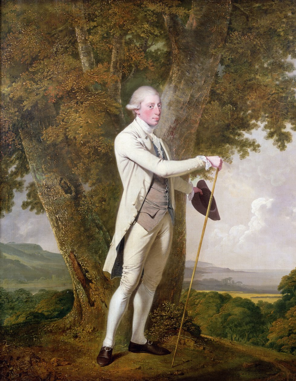 Porträt von John Milnes, 12. Herzog von St. Albans (gest. 1810) um 1771-72 von Joseph Wright of Derby