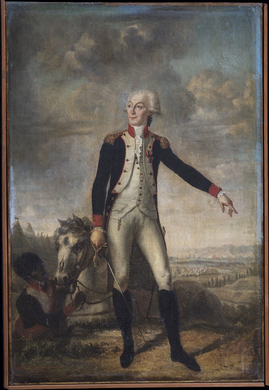Porträt von Gilbert Motier, Marquis de La Fayette (1757-1834) von Joseph Boze
