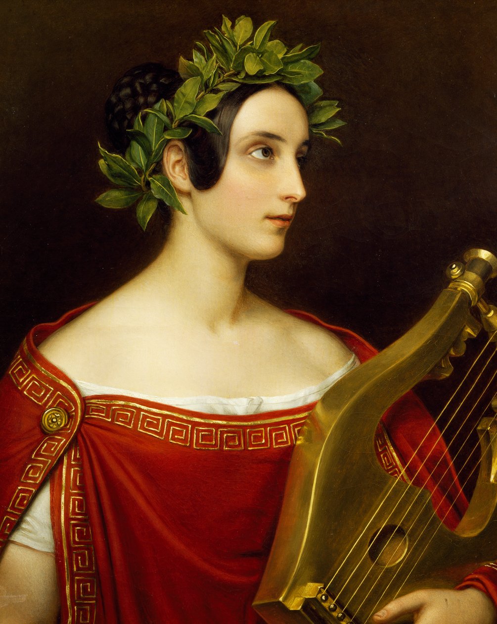 Lady Theresa Spence in der Rolle der Sappho von Joseph Carl Stieler
