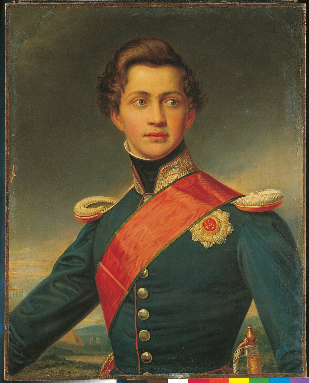 Porträt von Othon als junger Mann von Joseph Carl Stieler