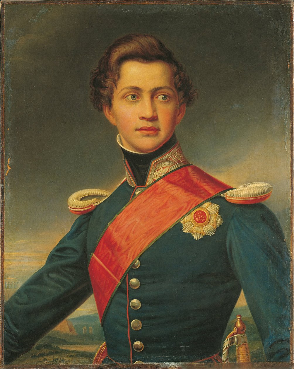 Porträt von Otto, König von Griechenland, 1832 von Joseph Carl Stieler