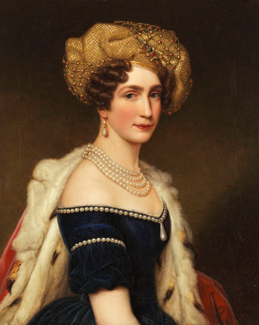 Prinzessin Augusta von Bayern 1788-1851, Herzogin von Leuchtenberg, ca. 1825 von Joseph Carl Stieler