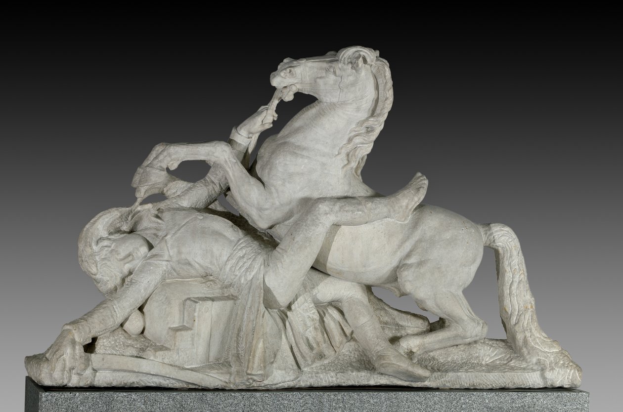 Der Tod von General Louis Charles Antoine Desaix in der Schlacht von Marengo am 14. Juni 1800 von Joseph Chinard