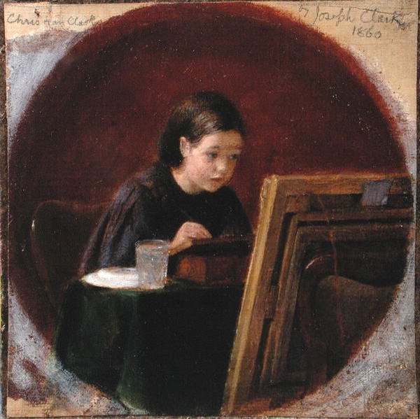 Porträt von Christina Mary Clark, ca. 1860 von Joseph Clark