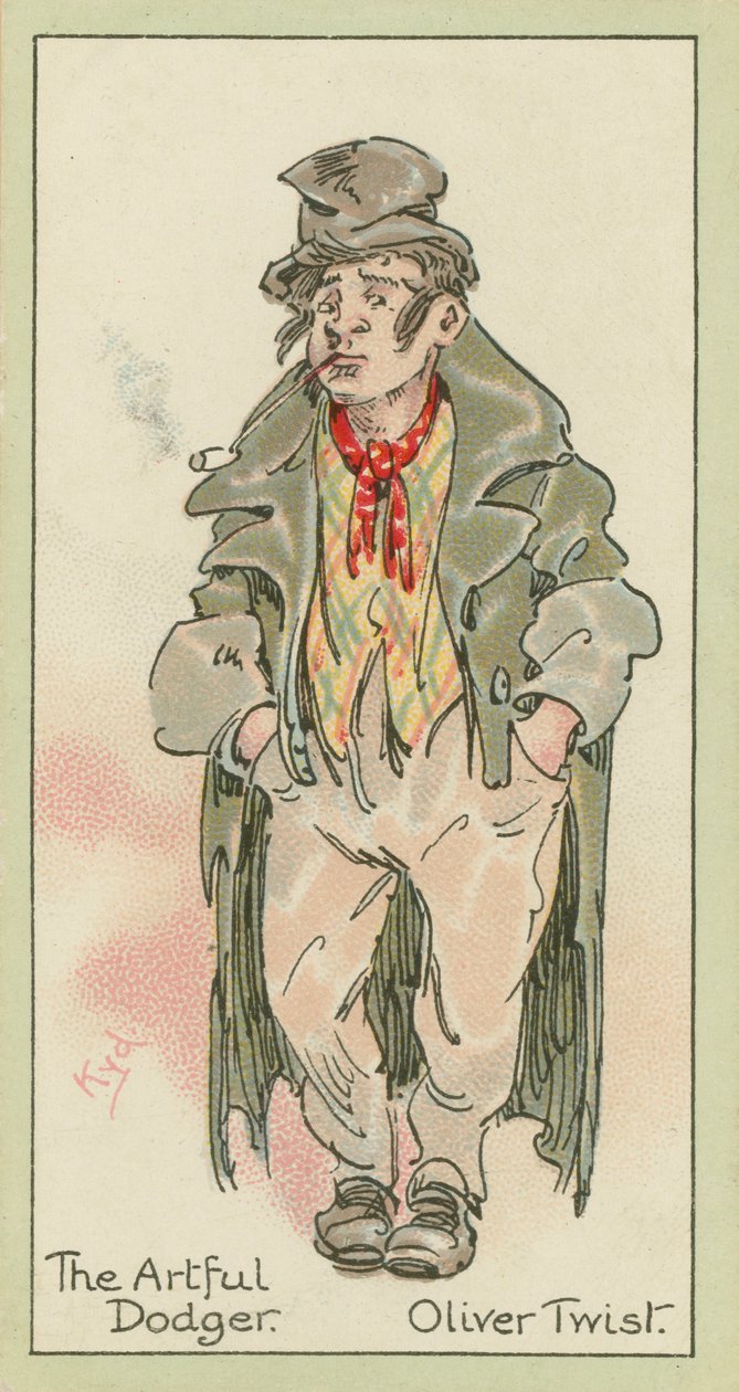 Artful Dodger, Oliver Twist von Joseph Clayton (1856-1937) (after) Clarke
