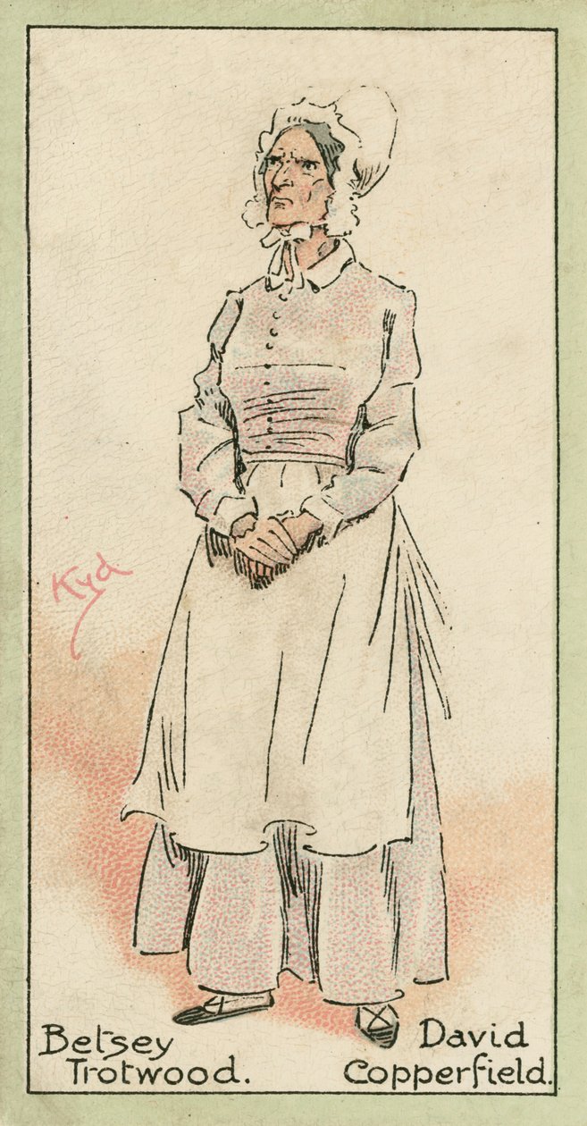 Betsey Trotwood, David Copperfield von Joseph Clayton (1856-1937) (after) Clarke