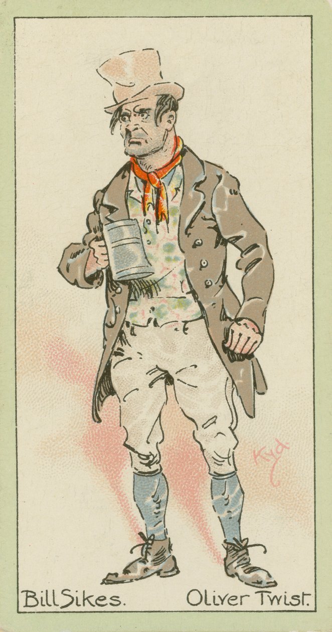 Bill Sikes, Oliver Twist von Joseph Clayton (1856-1937) (after) Clarke