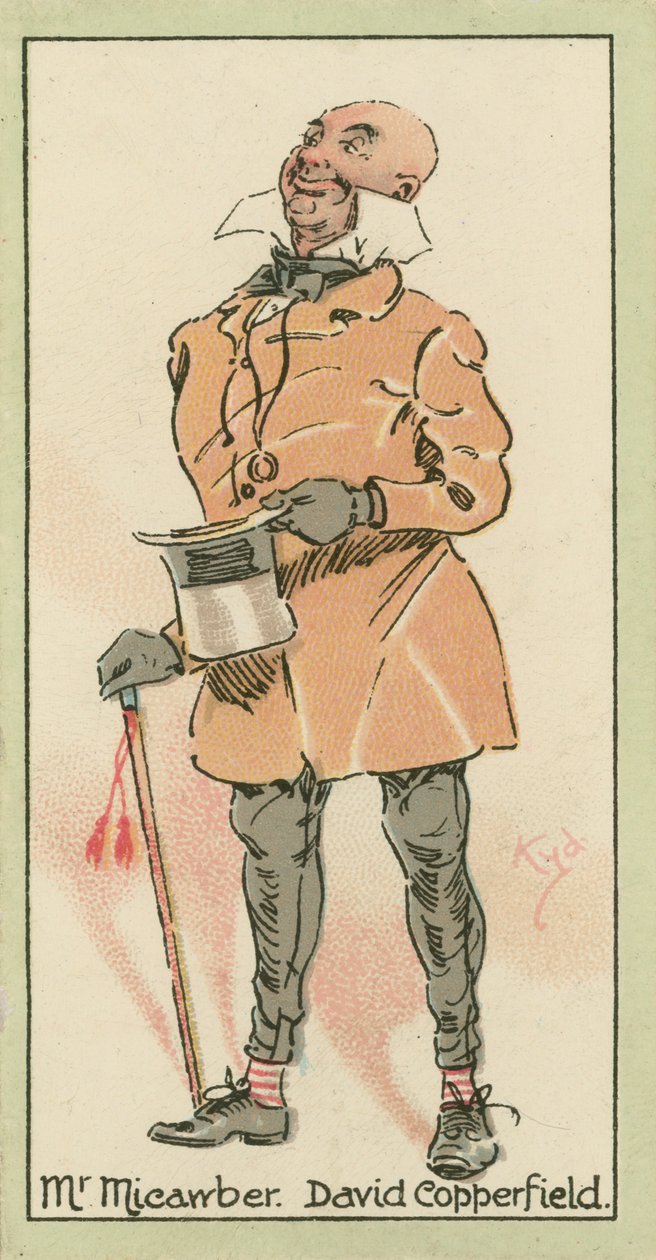 Mr. Micawber, David Copperfield von Joseph Clayton (1856-1937) (after) Clarke
