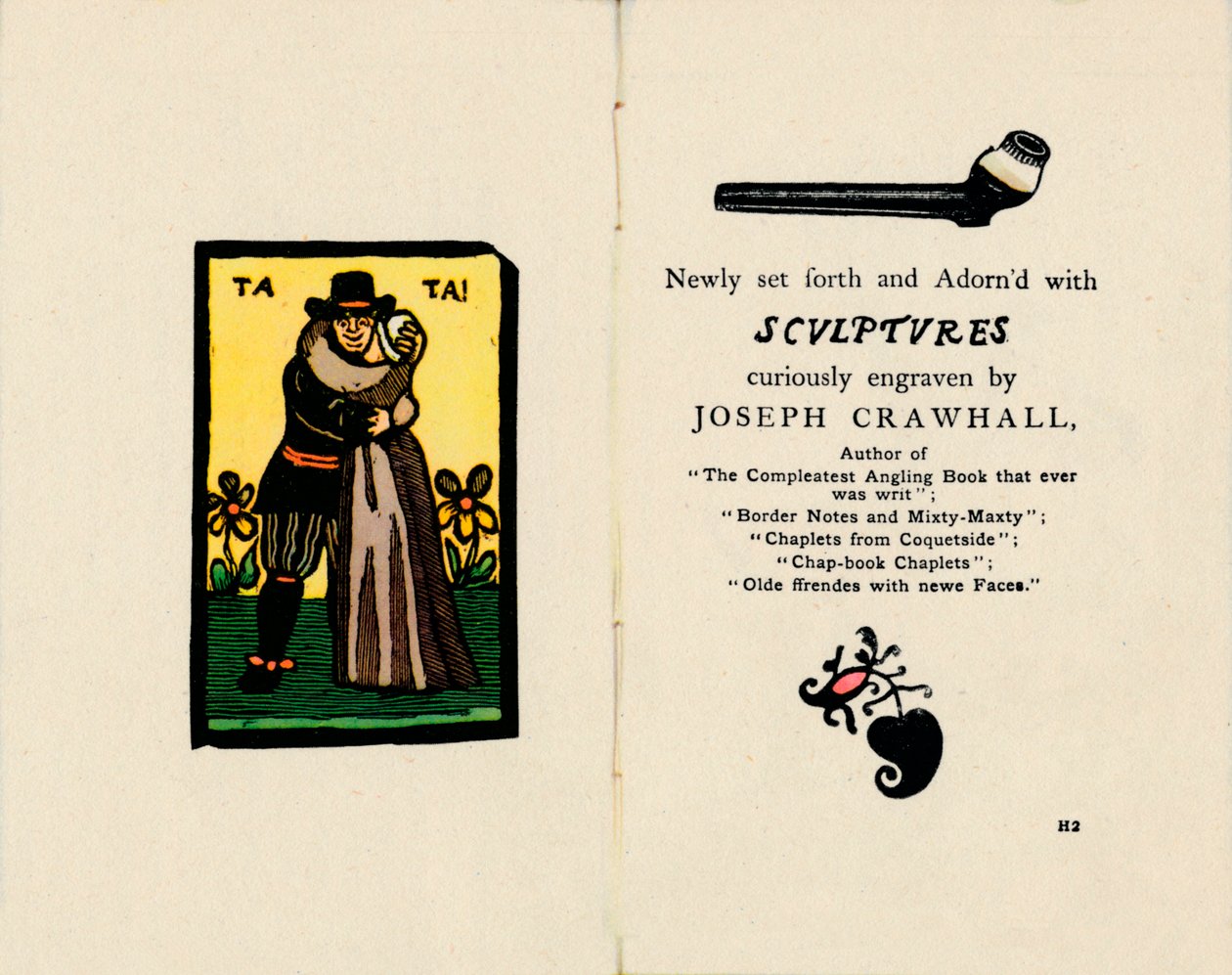Die erste Wiederbelebung des Chap-Book-Stils, 1885, 1946 von Joseph Crawhall