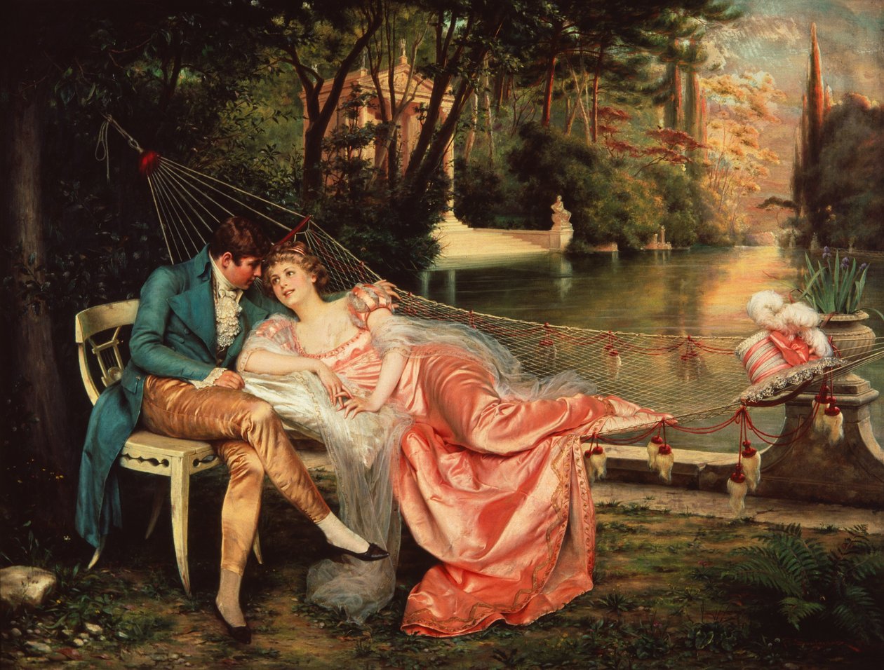 Flirt von Joseph Frederick Charles Soulacroix