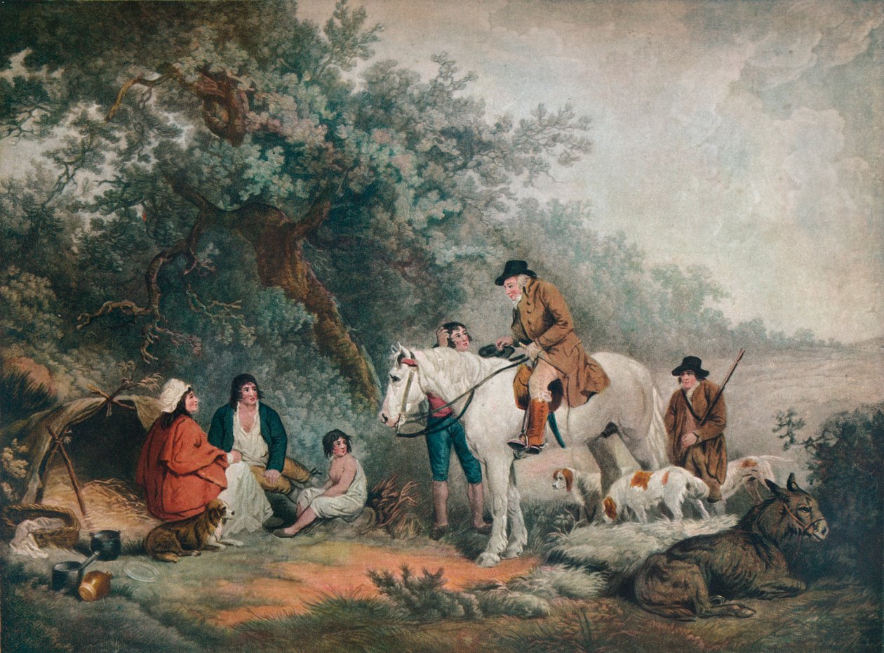 Morgen oder der wohlwollende Sportsmann, 1795, 1919 von Joseph Grozer