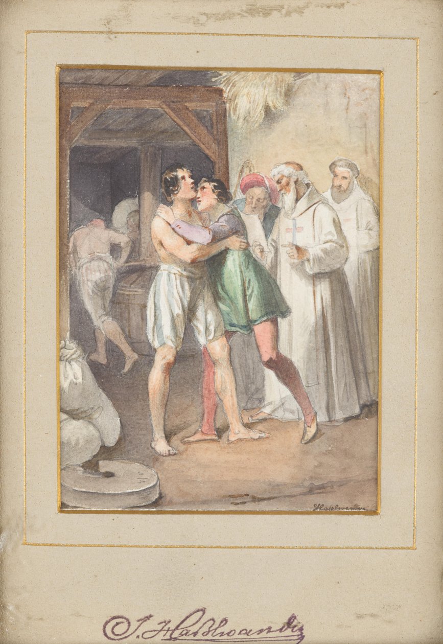 Freikauf christlicher Gefangener durch Vertreter des Trinitarierordens von Joseph Hasslwander