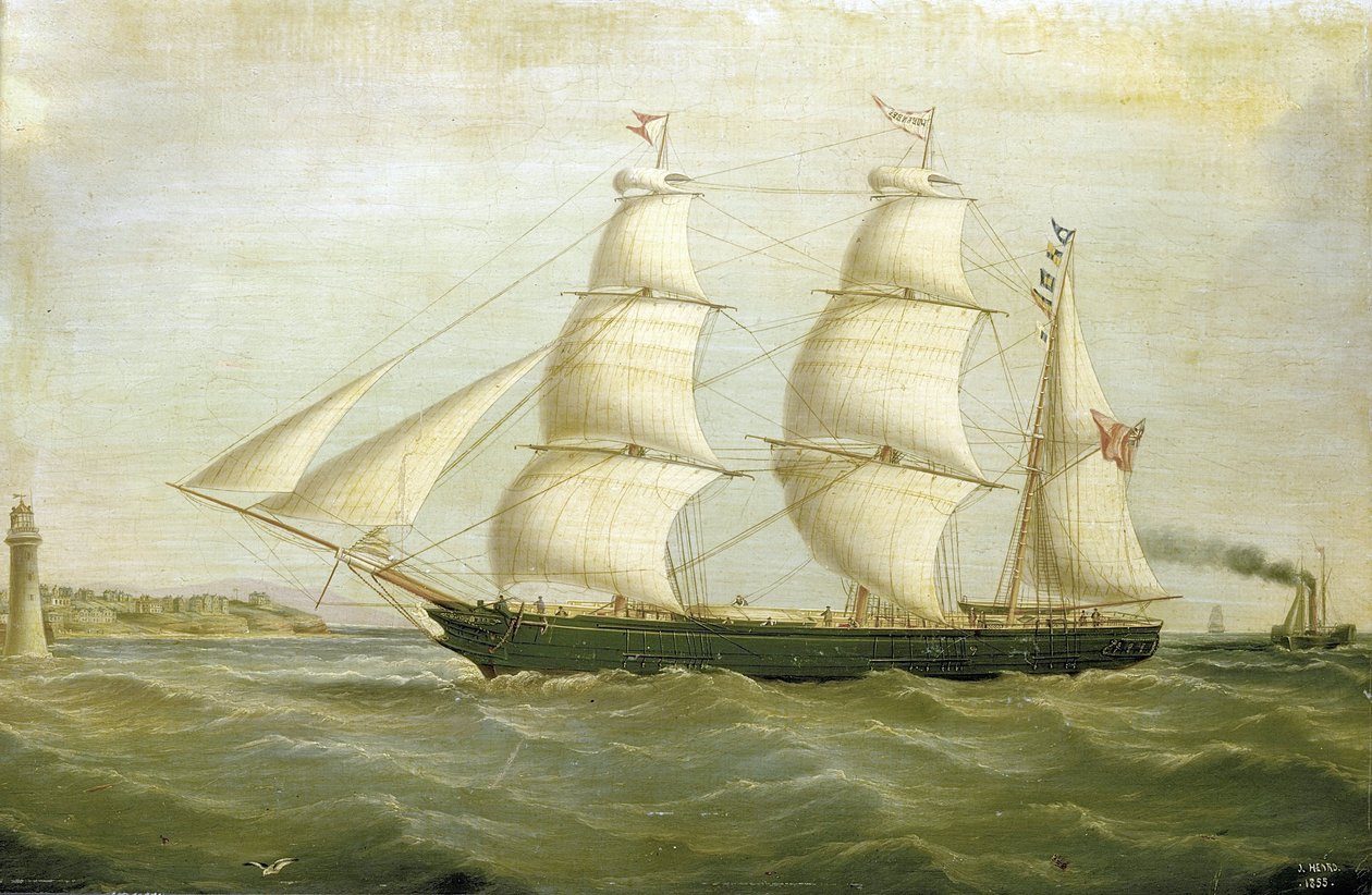 Das Segelboot 