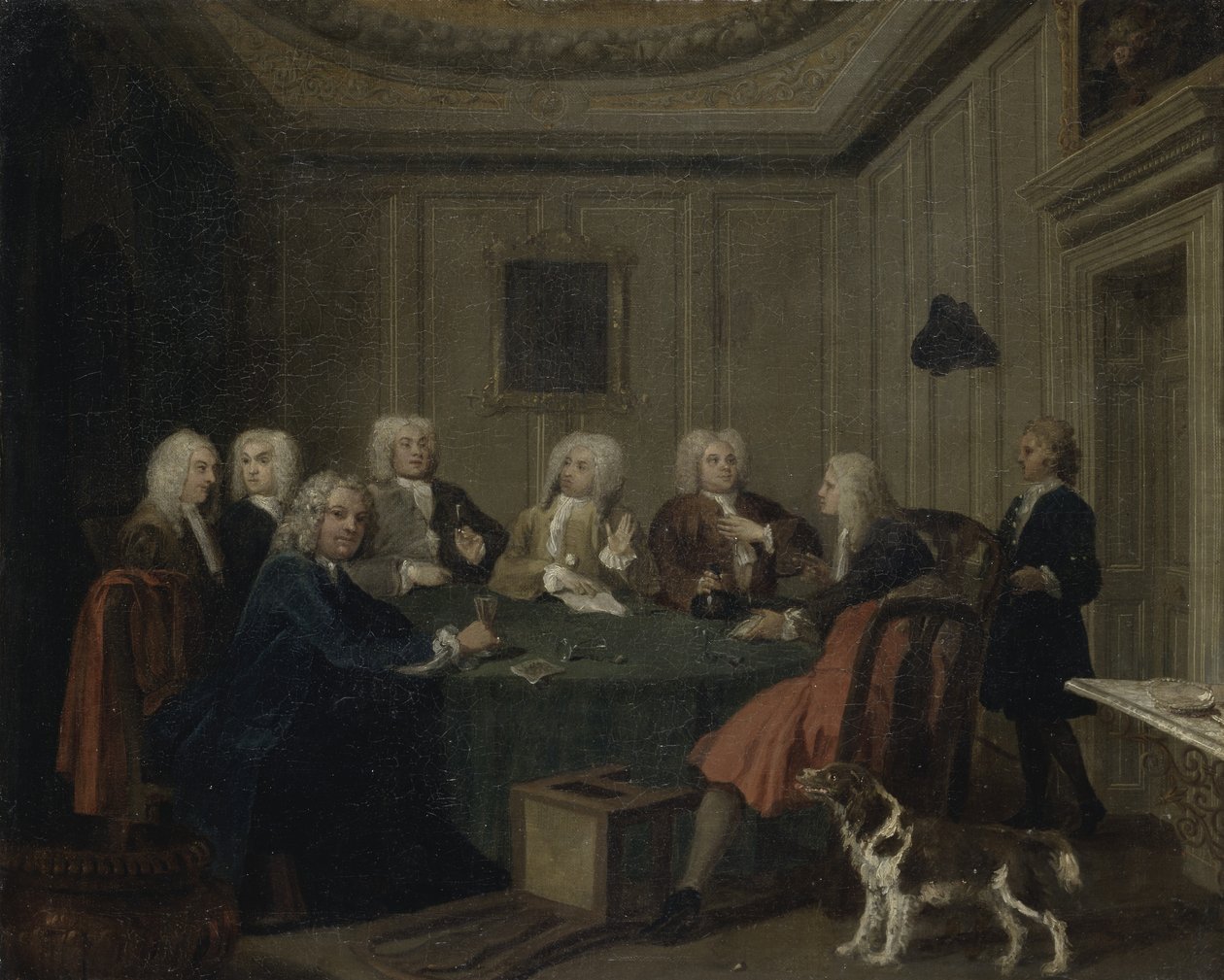Ein Club von Gentlemen, ca. 1730 von Joseph Highmore