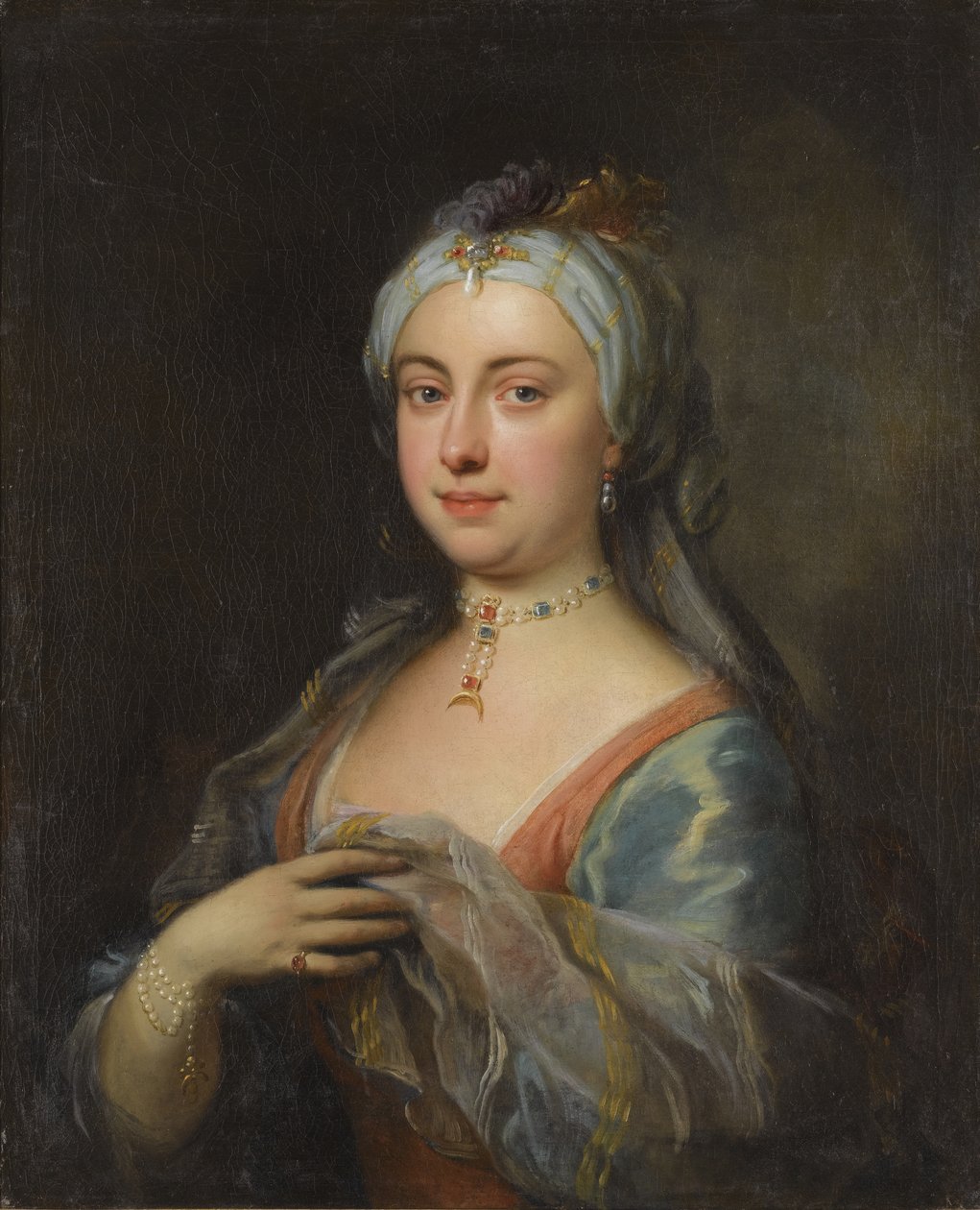 Porträt von Lady Mary Wortley Montagu 1689-1762 von Joseph Highmore