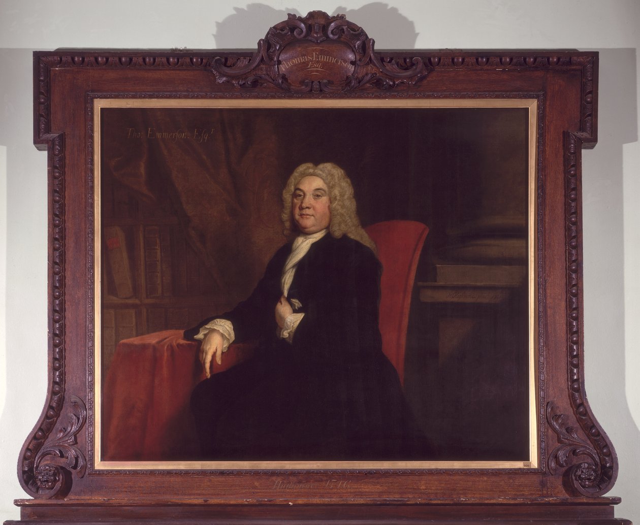 Porträt von Thomas Emerson (gest. 1745), ein Gouverneur des Findelhauses, 1731 von Joseph Highmore