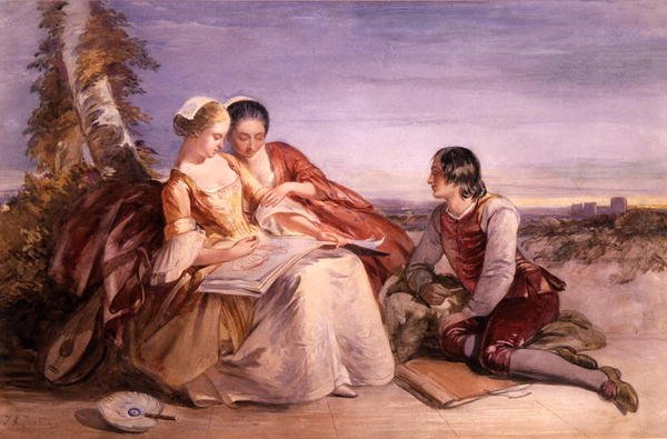 Die Bewunderer des Künstlers von Joseph John Jenkins
