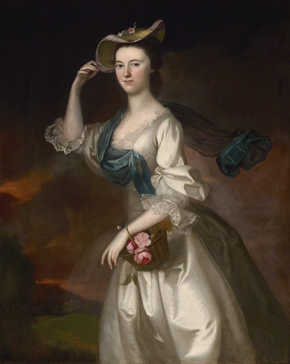 Porträt von Abigail Erving Scott, 1760 von Joseph Jonathan Blackburn