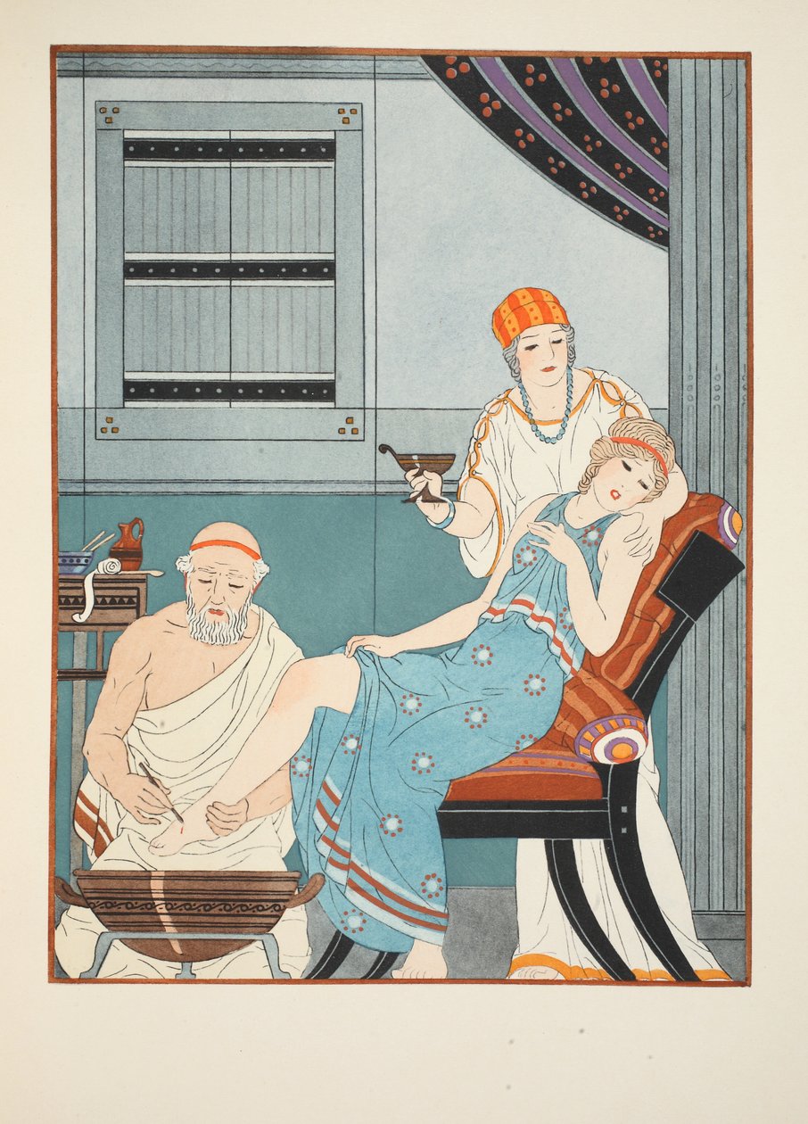 Aderlass vom Fuß, Illustration aus 