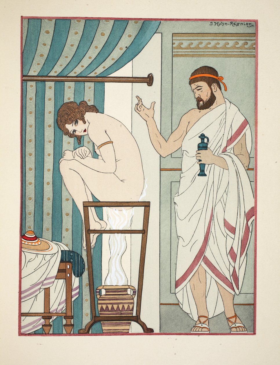 Fumigationstherapie, Illustration aus 